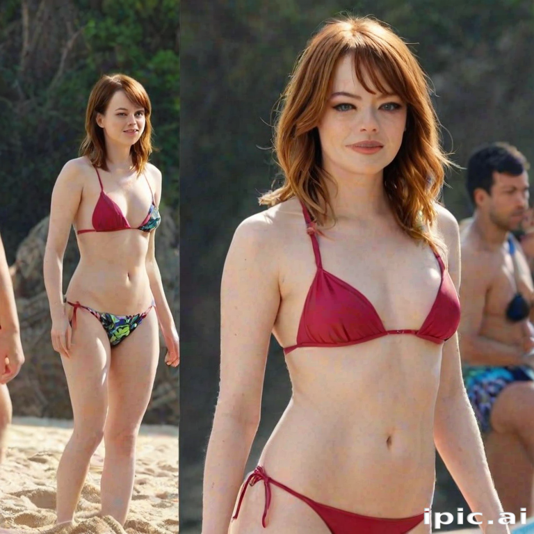 Emma Stone in bikini