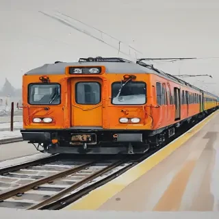 train drawing