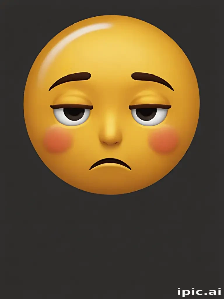 sad face emoji png