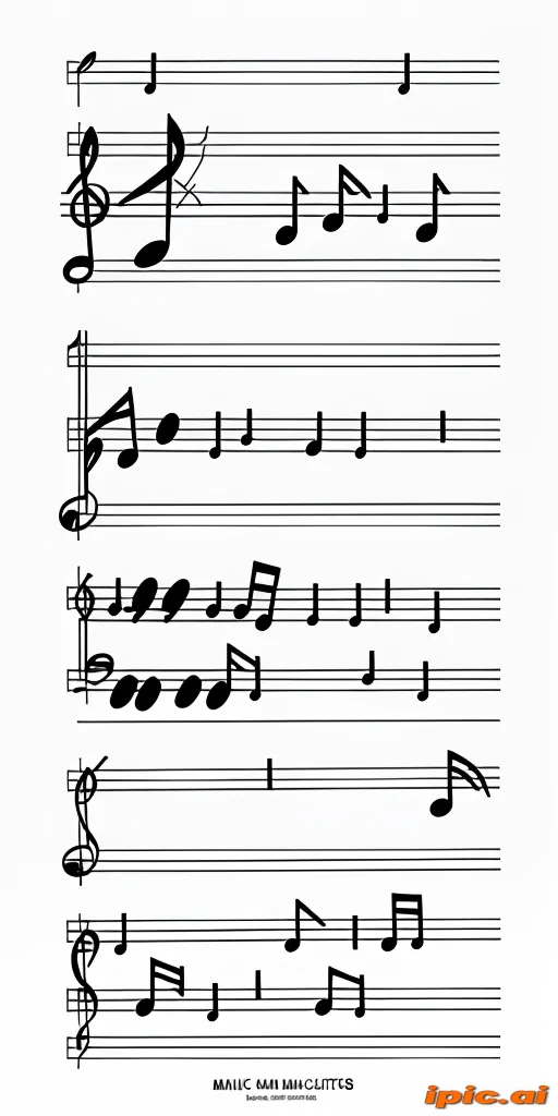 music notes transparent