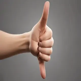 finger point png