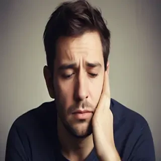 man in sad