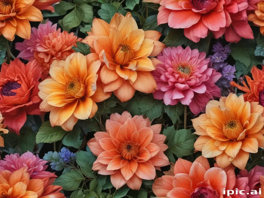 flower line work