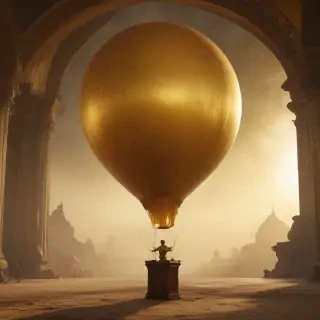 golden balloon