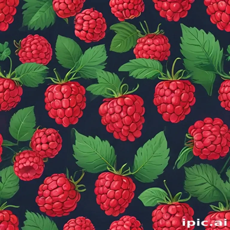 cartoon raspberry