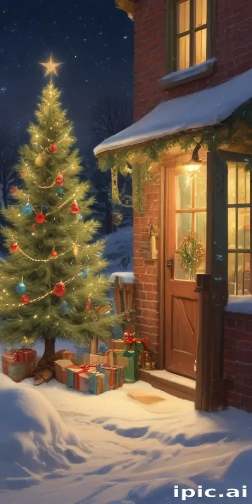 vintage christmas illustration