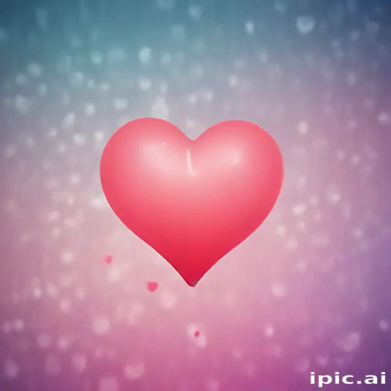 blurry heart wallpaper