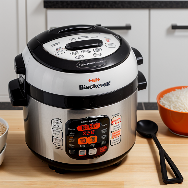 instructions for black & decker rice cooker