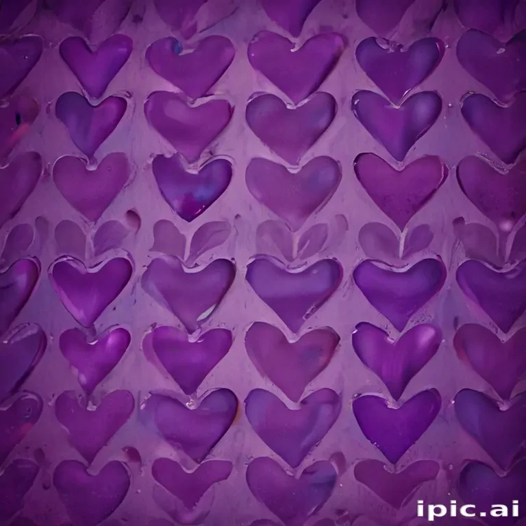 purple heart pattern wallpaper
