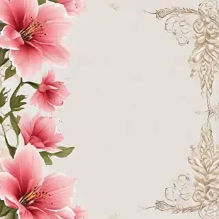flower transparent border
