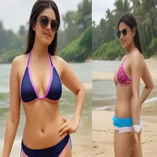 mamitha baiju in bikini