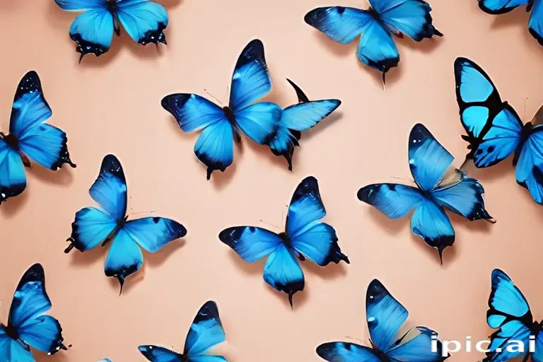 blue butterfly aesthetic