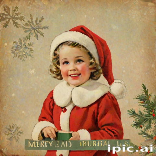vintage merry christmas