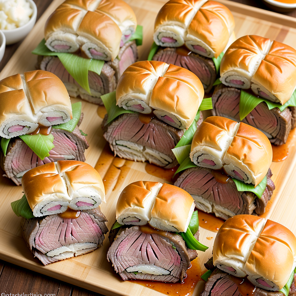 hawaiian roll roast beef sliders with au jus