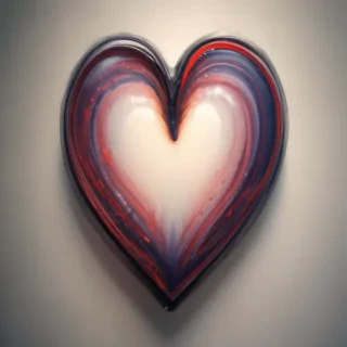 blurry heart