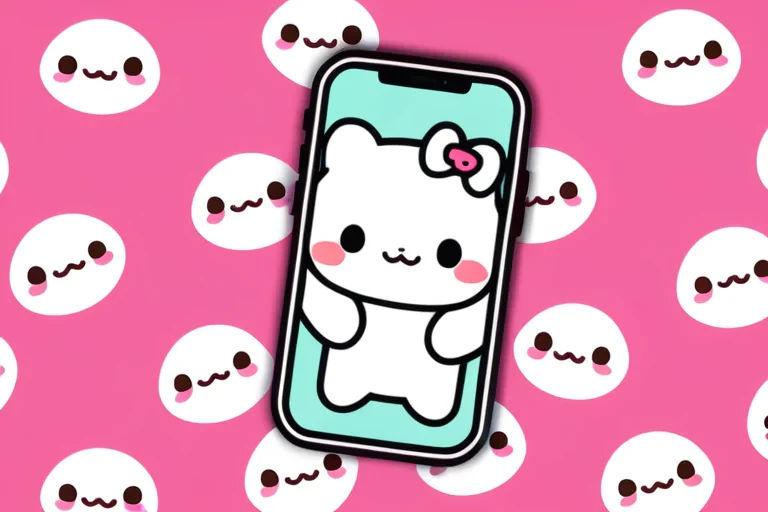 kawaii phone background