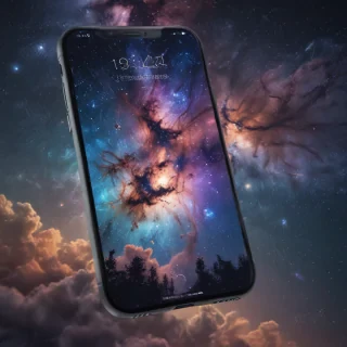 starry background iphone