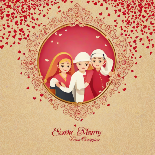 marriage card background