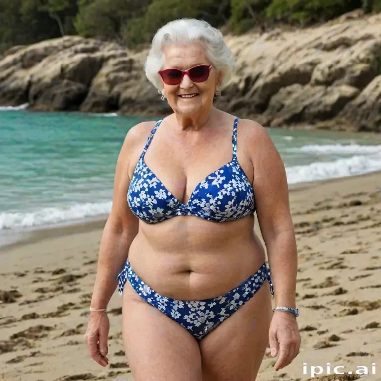 bbw granny bikini