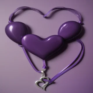 purple heart aesthetic