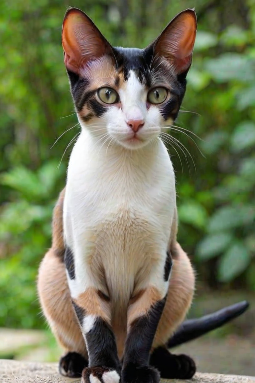oriental bicolor cat breed
