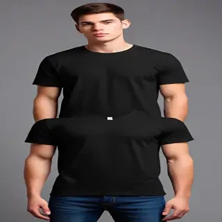 black mockup t shirt