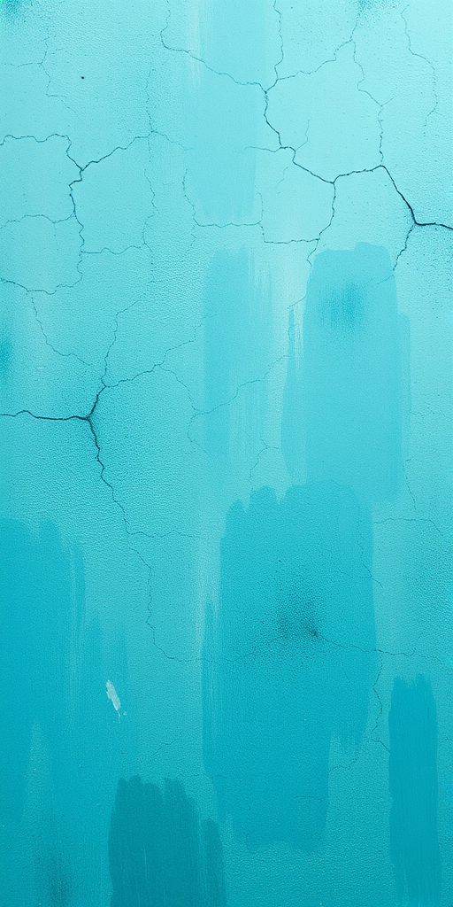 Create a textured background featuring various shades of turquoise with a subtle cracked pattern and hints of brush strokes.