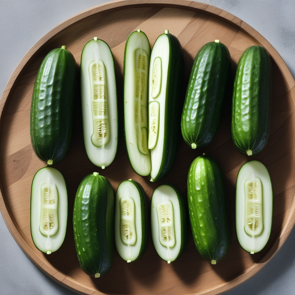 what to put on cucumbers for a snack