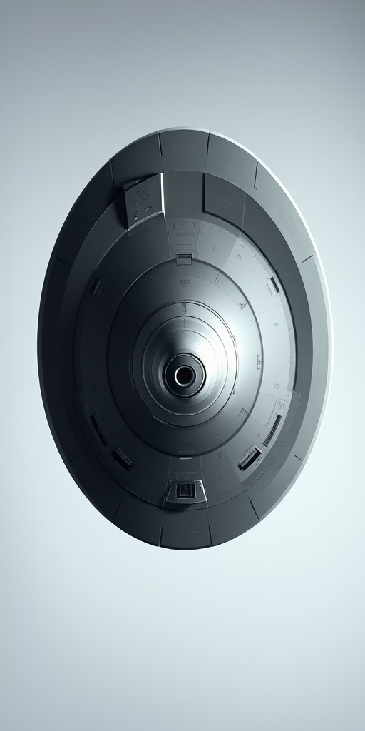 Regenerate an image of the USS Enterprise from Star Trek, using a high-resolution setting, 50mm lens, aperture f/8, ISO 100, in a studio environment with soft lighting for enhanced detail and clarity.