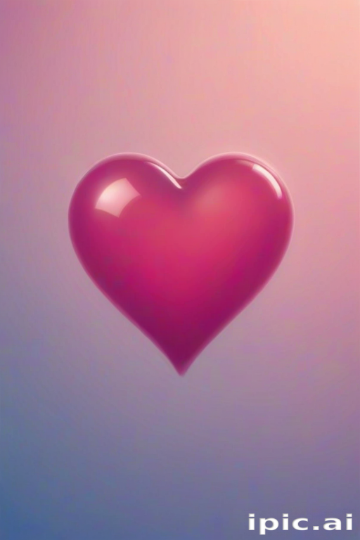 blurry heart wallpaper