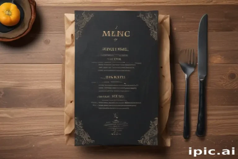 menu mockup free