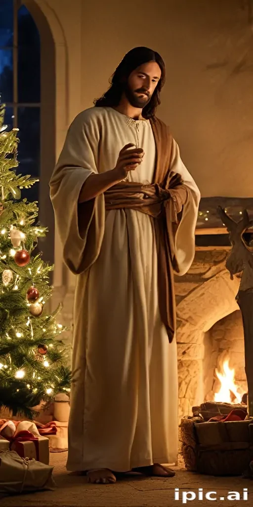 jesus at christmas images