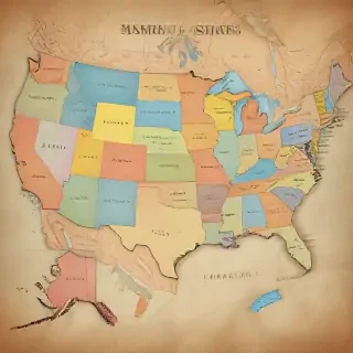 map of the usa states