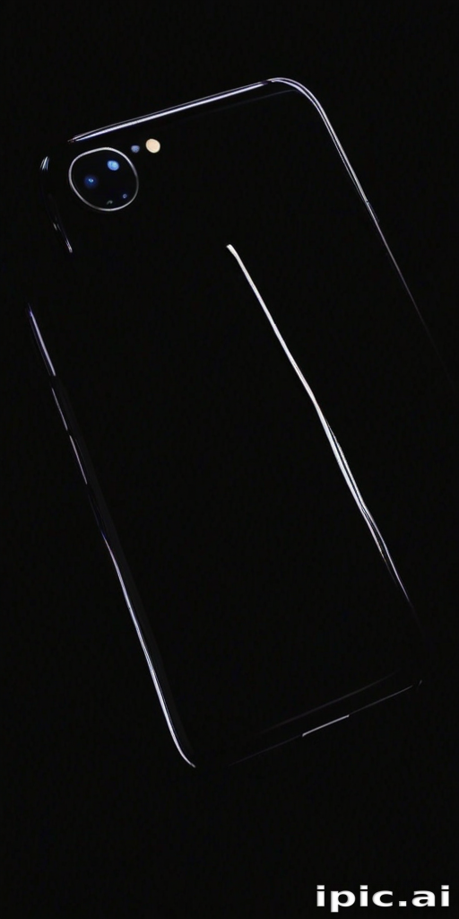 black background phone