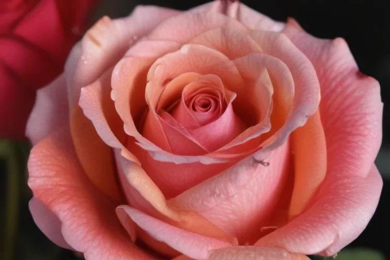 rose with background