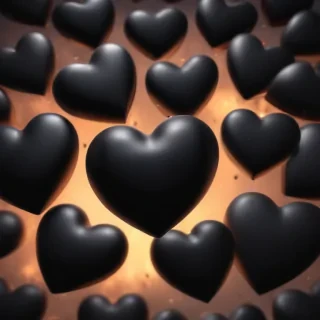 black hearts background