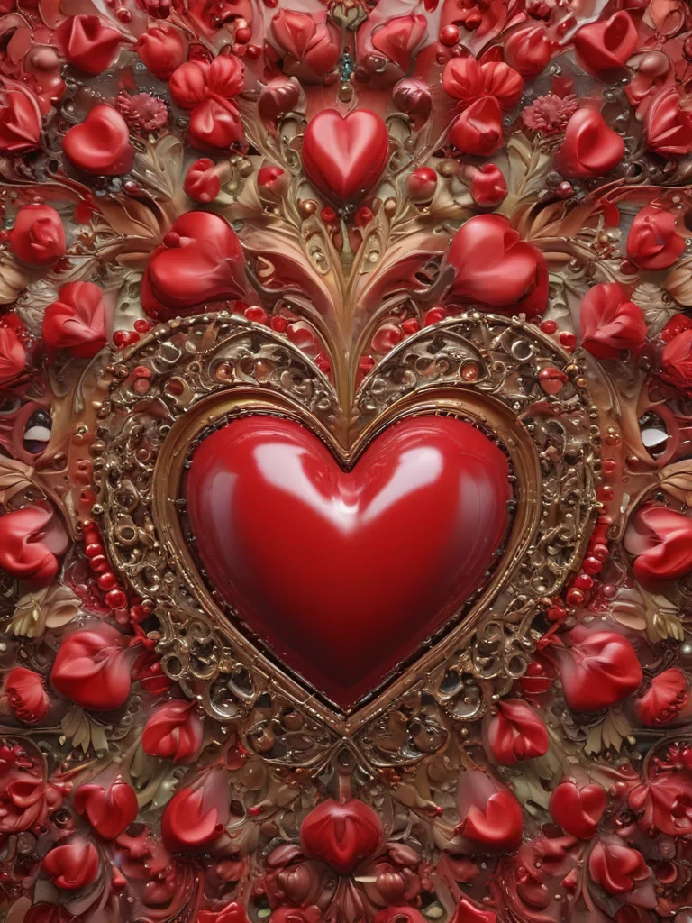 aesthetic heart background
