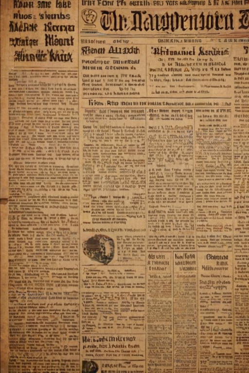 old newspaper background