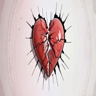 broken heart aesthetic