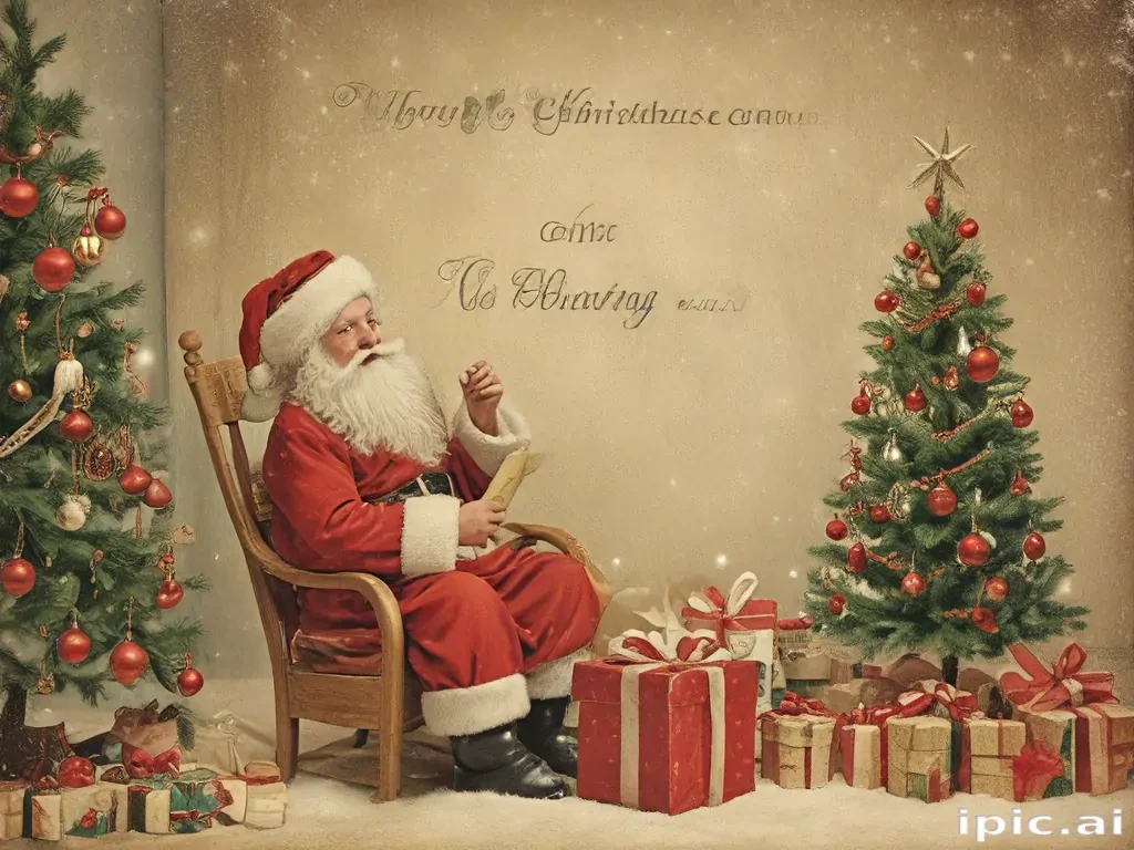merry christmas images vintage