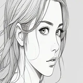 transparent line art