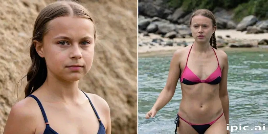 greta thunberg bikini