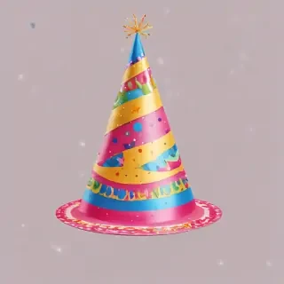 transparent background birthday hat