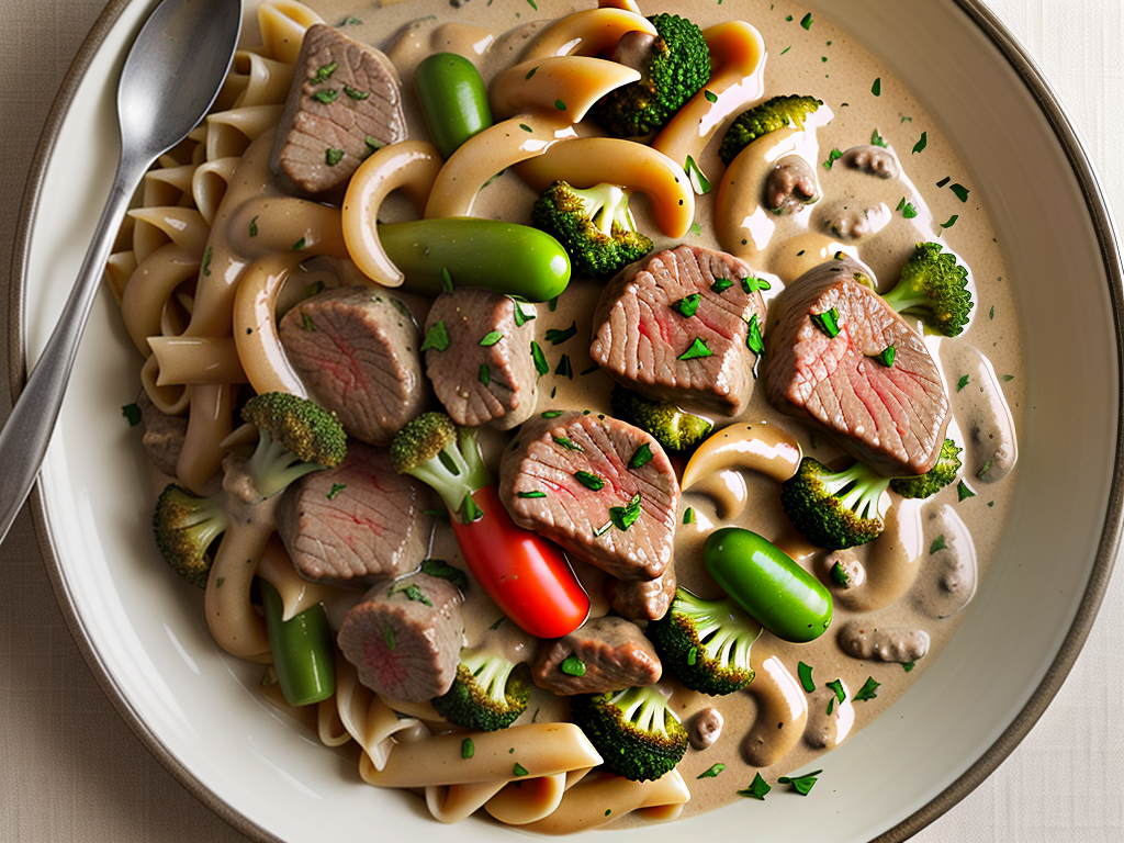 what vegetables to serve with beef stroganoff