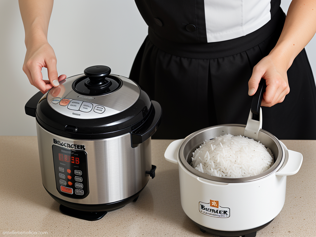black and decker rice cooker directions