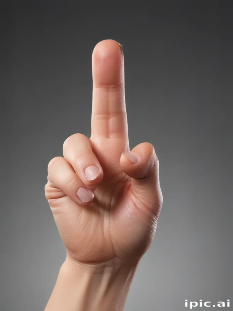 finger point png
