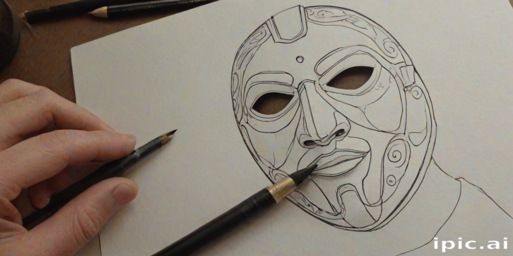 mask drawing