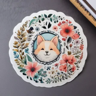 transparent cute stickers