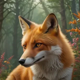 background fox