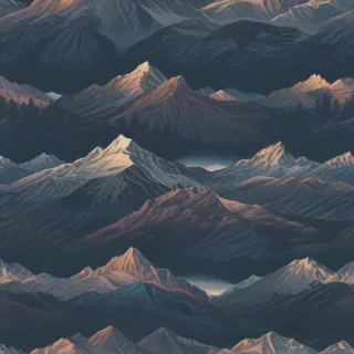 mountains transparent